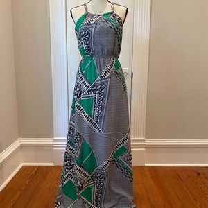 Geometric maxi dress - Size M - made in USA